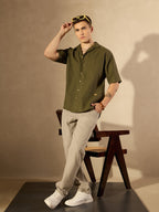 Mud Yellow Korean Baggy Jeans