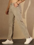 Mud Yellow Korean Baggy Jeans
