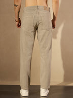 Mud Yellow Korean Baggy Jeans