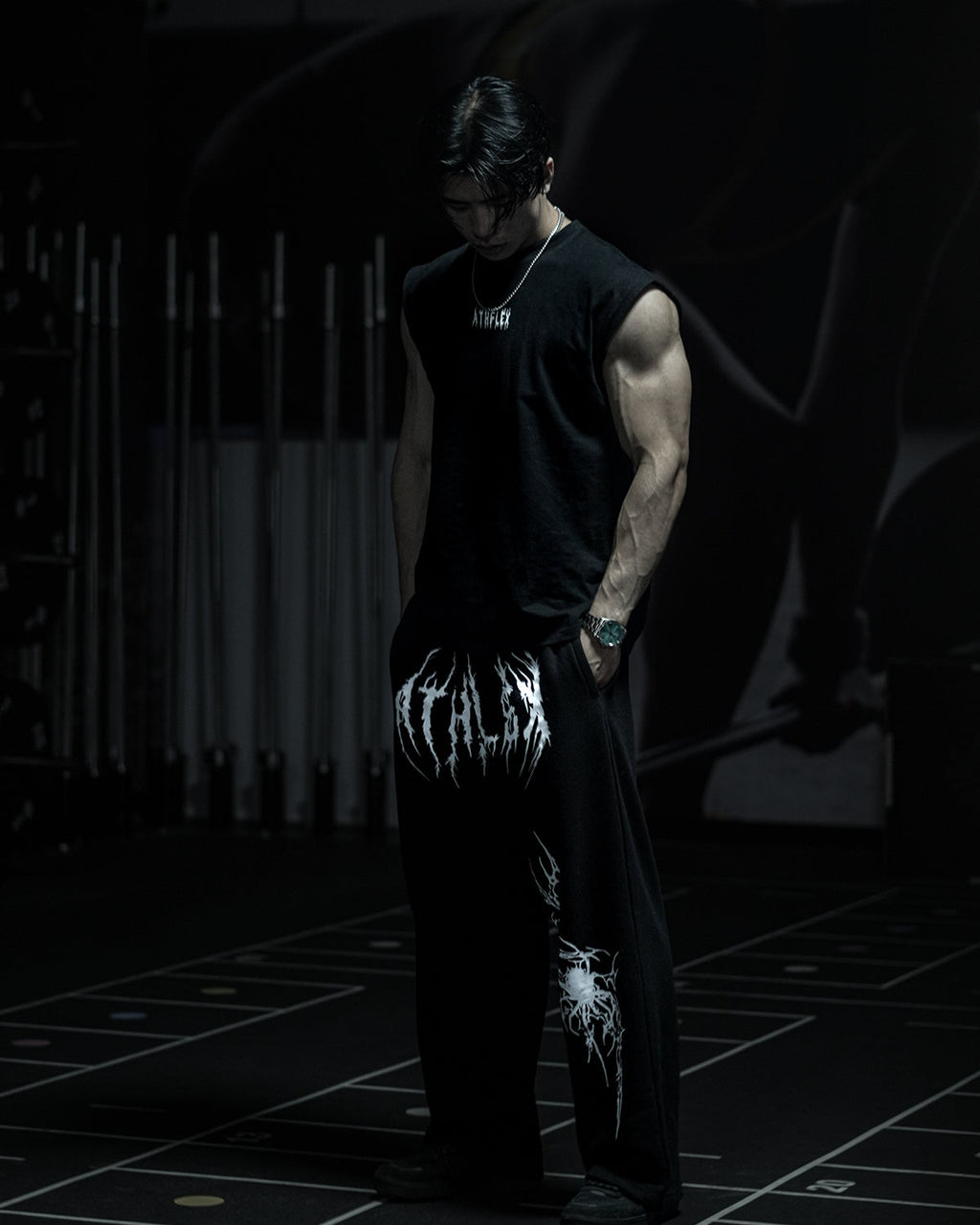 Dark Flex Boxy tank