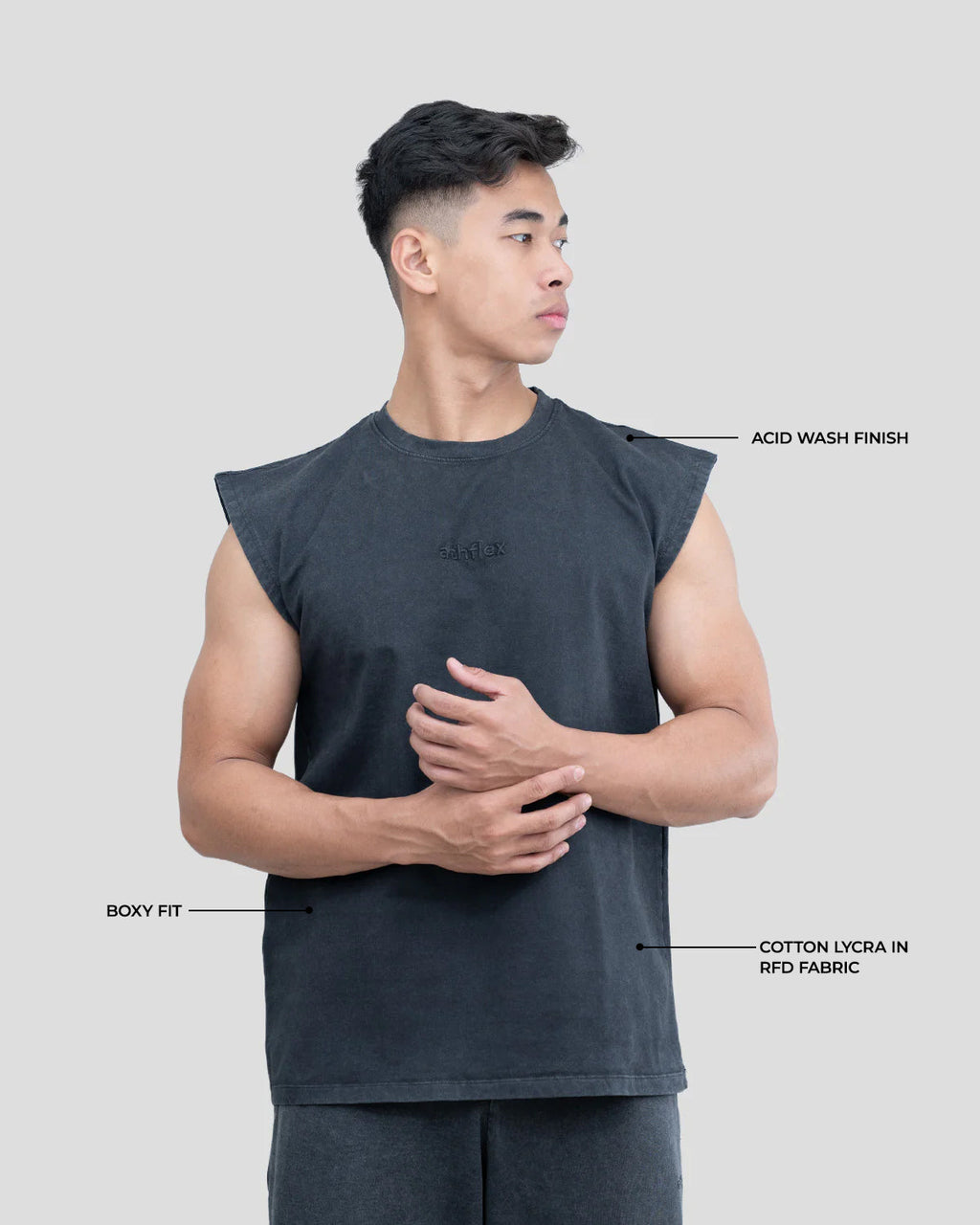Acid Wash Boxy Tank