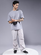 Parachute Pants For Men - Ash Grey