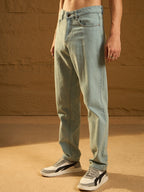 Light Green Korean Baggy Jeans