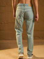 Light Green Korean Baggy Jeans