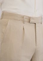 100% Pure Linen Beige Pant