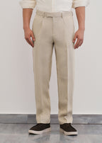 100% Pure Linen Beige Pant