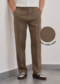 100% Pure Linen Brown Pant