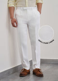 100% Pure Linen White Pant