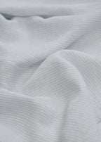 100% Linen Light Blue Self-Stripe Shirt