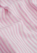 100% Linen Pink Stripe Shirt