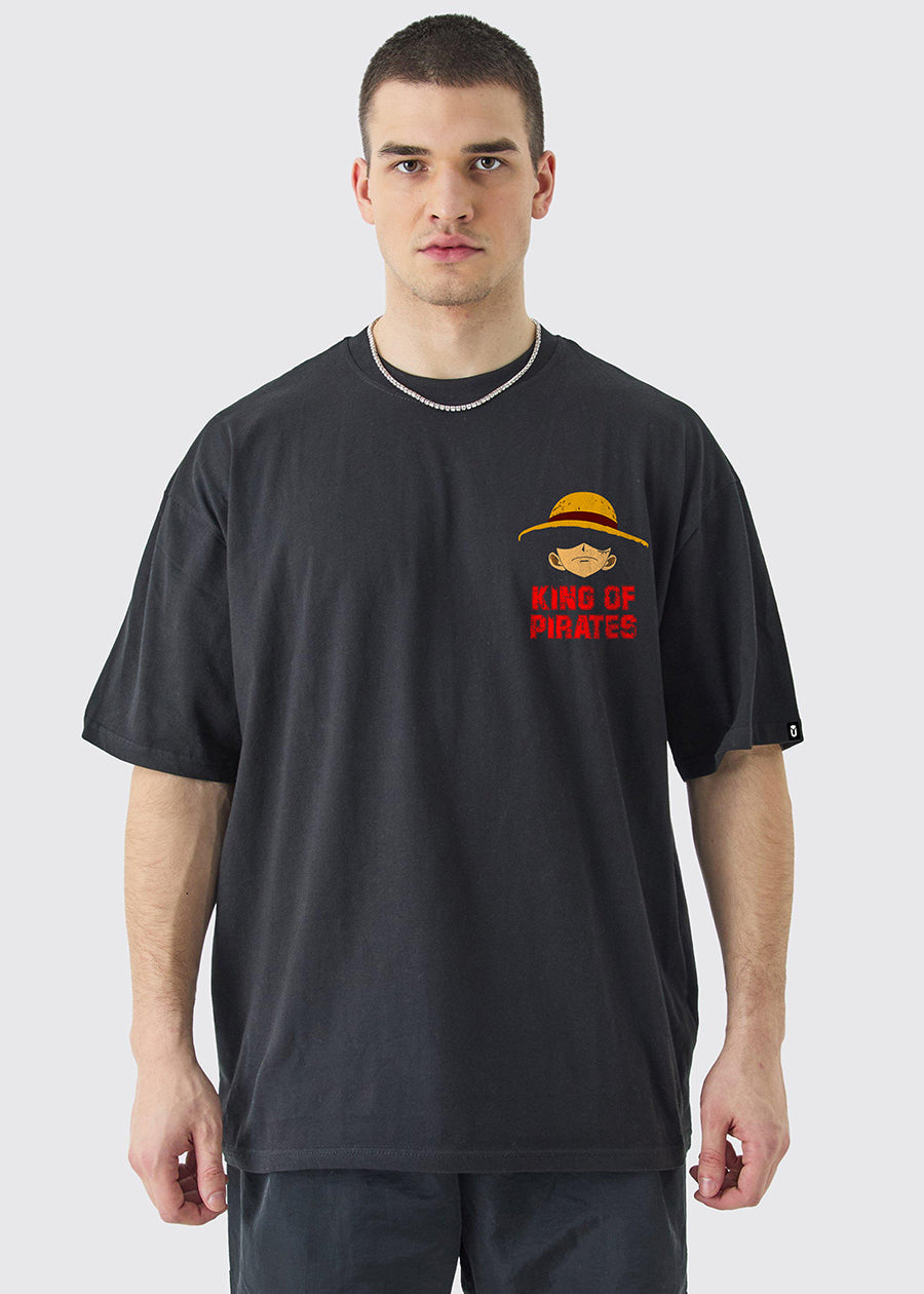 One Piece Men Oversized Printed T-Shirt