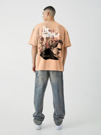 The God Father Men Oversized Printed T-Shirt