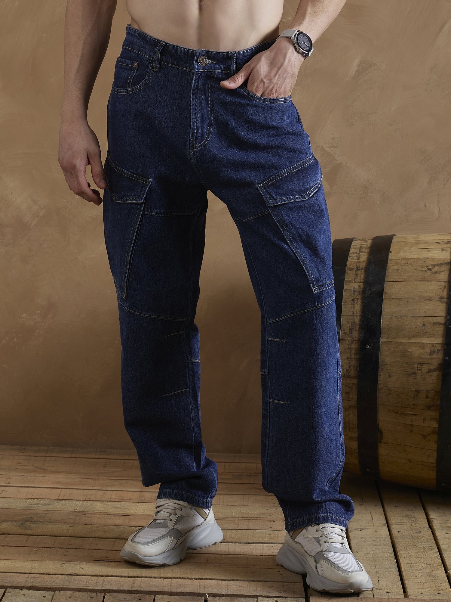 6-Pocket Cargo Jeans