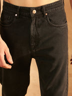 Charcoal Mom Fit Jeans