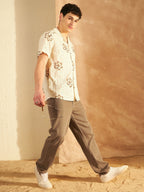 Light Brown Straight Jeans