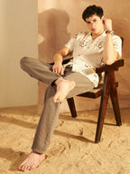 Light Brown Straight Jeans