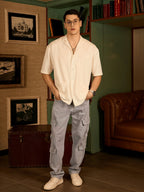Light Grey Korean  Cargo Jeans