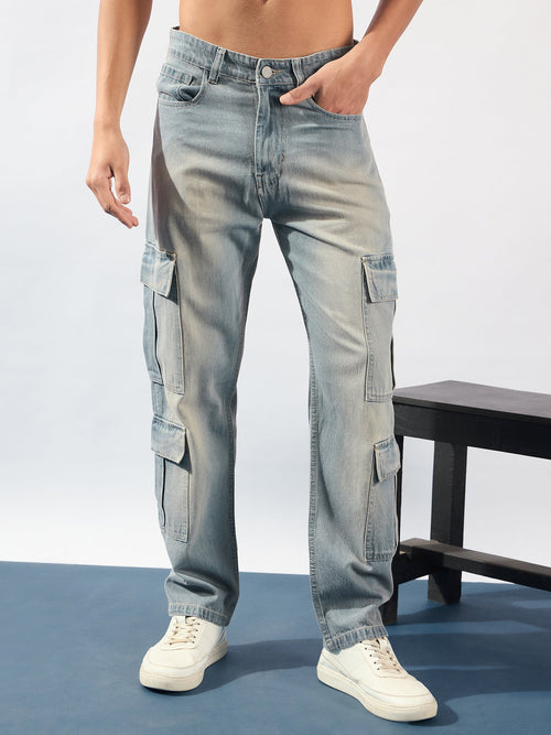 6-Pocket Korean Cargo Jeans