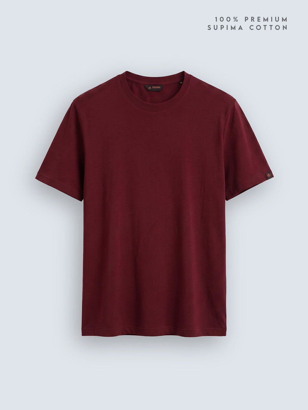 Essential Supima Crew Neck T-Shirt | Essential | Wine