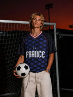 Wrogn Football Club Jersey x France | Navy Blue