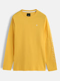 Placement Print Slim Fit T-Shirt I Yolk Yellow