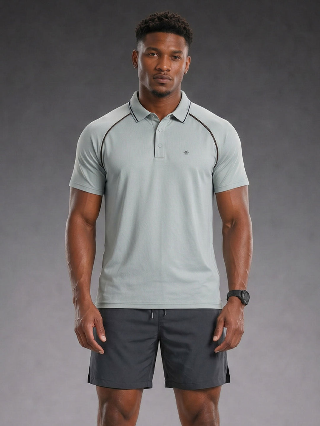 Nylon Polo | Active |  Grey