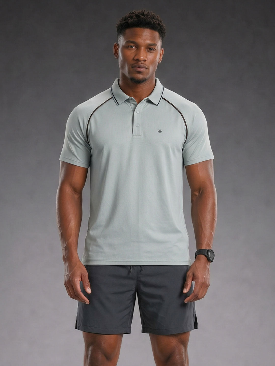 Nylon Polo | Active |  Grey