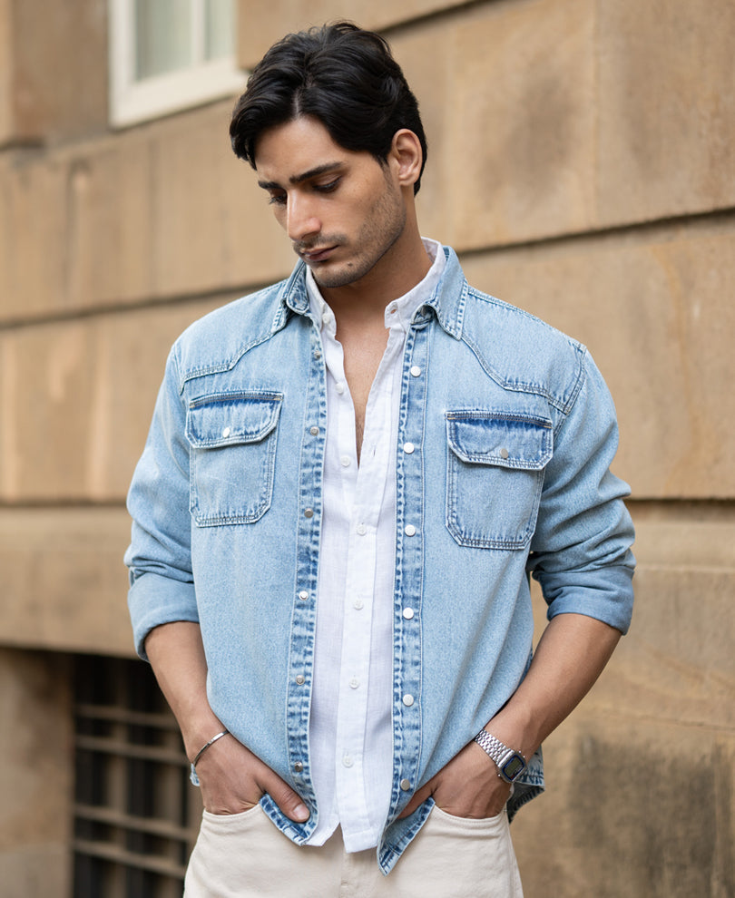 Light Blue Denim Shirt