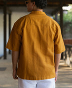 Light Brown Embroidered Shirt