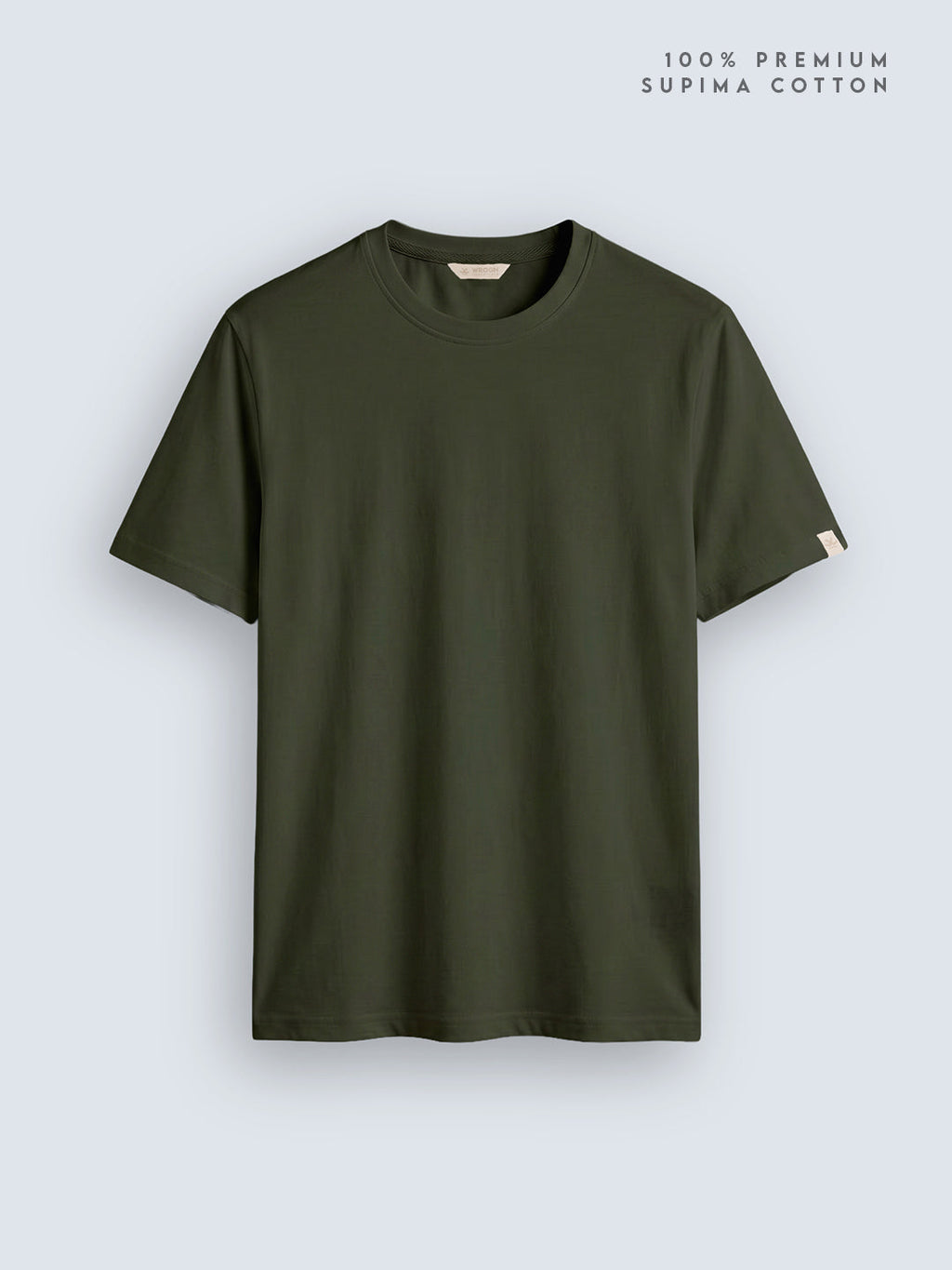 Essential Supima Crew Neck T-Shirt | Essential |  Olive