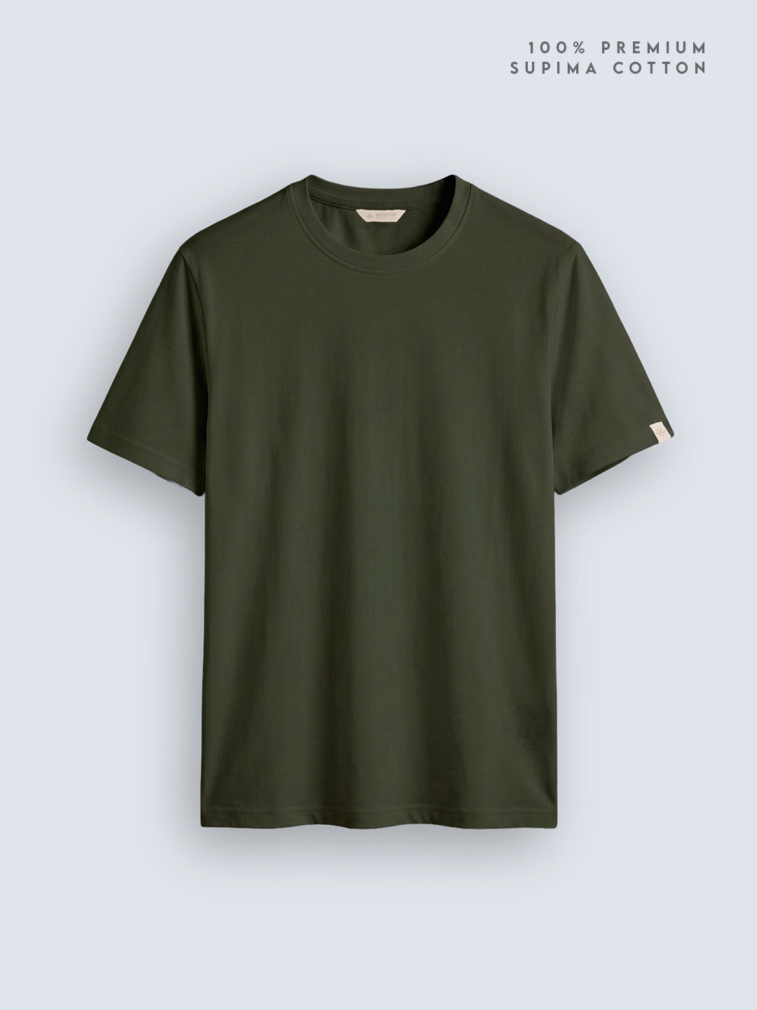 Essential Supima Crew Neck T-Shirt | Essential |  Olive