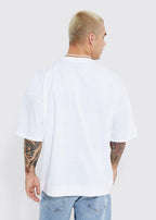 Rose for No One Men Oversized T-Shirt - White