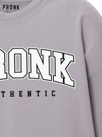 Pronk Authentic Men Oversized T-Shirt - Ash Grey