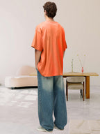 Pronk Authentic Men Oversized T-Shirt - Orange