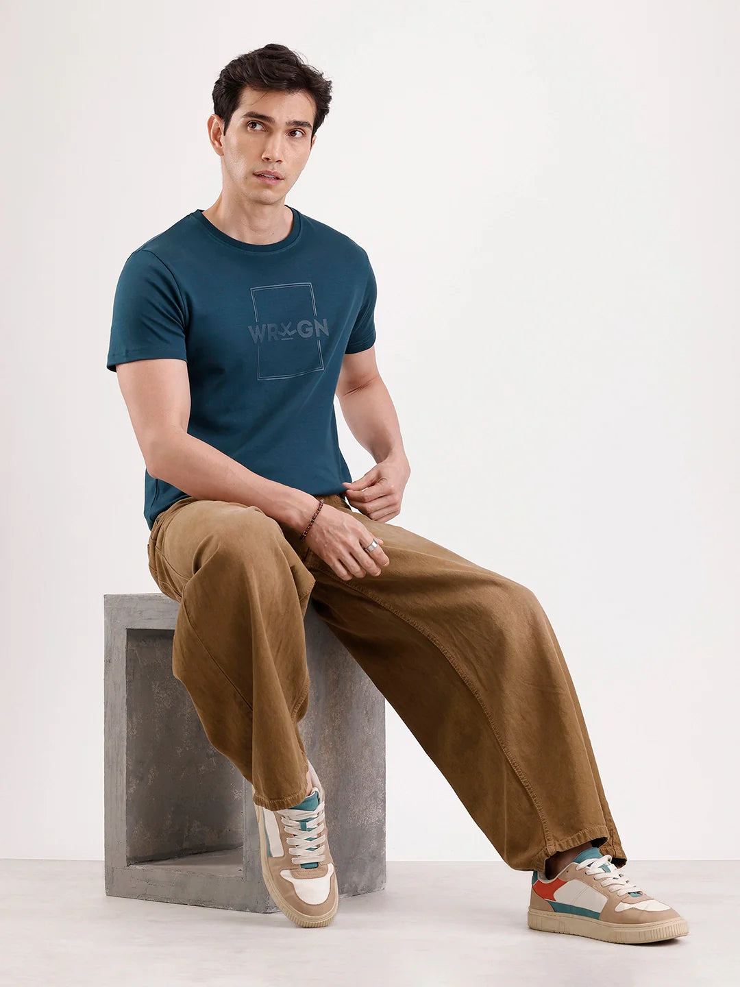 Solid HD Printed T-Shirt   |  Teal