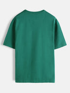 Puff Print Oversized Fit T-Shirt | Green