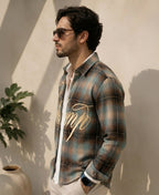 Multicolour Printed Checks Shirt