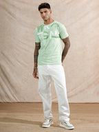 Graphic Slim Fit T-Shirt | Light Green
