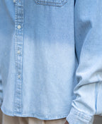 Light Blue Ombre Denim Shirt