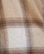 Beige Checks Shirt 100% Cotton