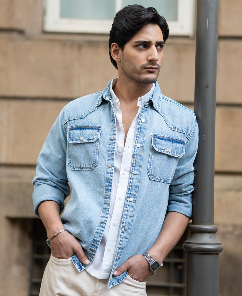 Light Blue Denim Shirt