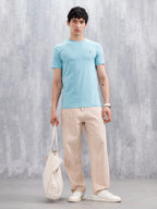 Men's Casual Graphic Printed T-Shirt | Teal