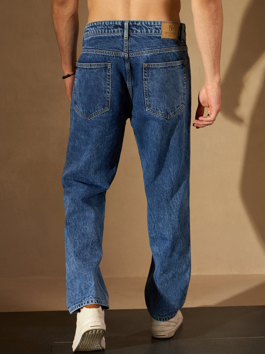 Vintage Blue Korean Baggy Jeans