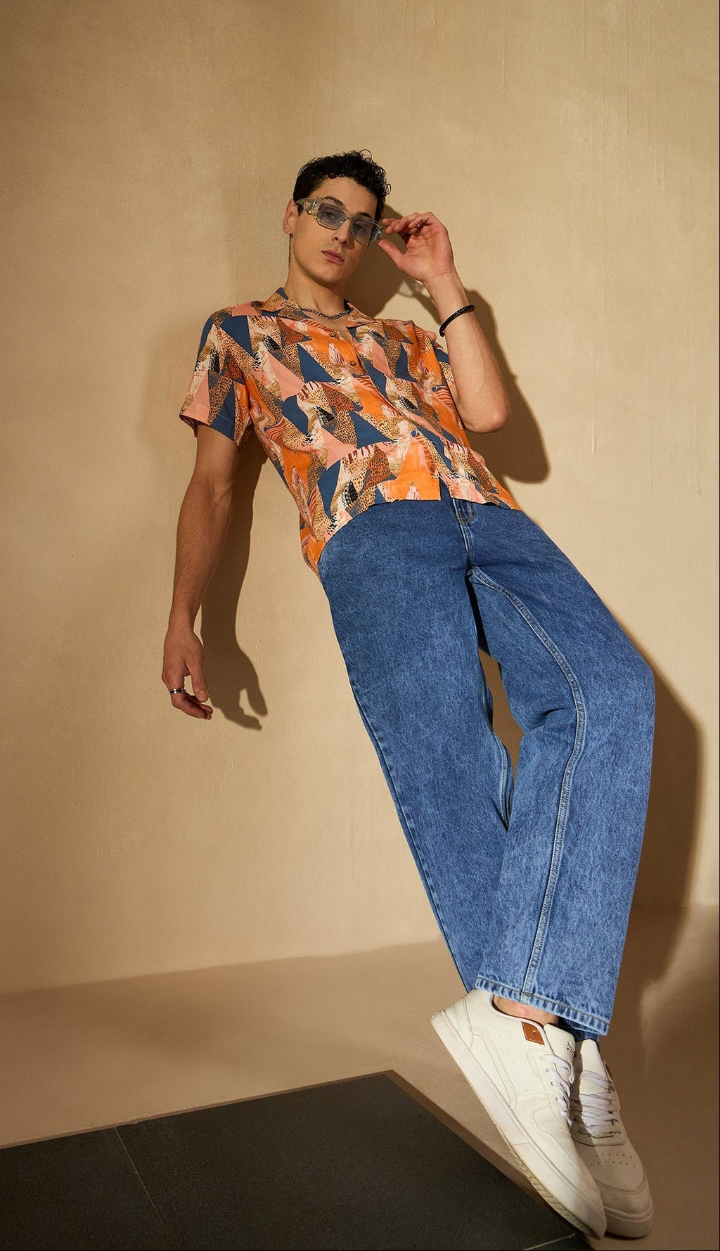 Vintage Blue Korean Baggy Jeans