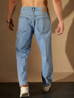 Middle Blue Baggy Jeans