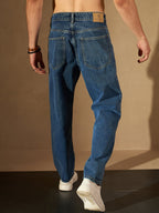 Midnight Blue Korean Baggy Jeans