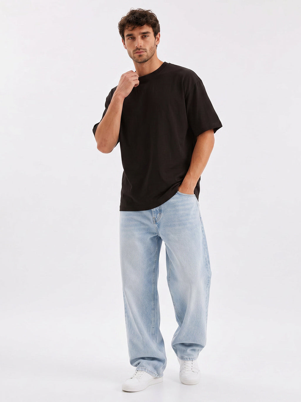 No Brainer Bounce Oversized T-Shirt | Essential | Black