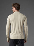 Quarter Zip Sweatshirt | Active |  Beige