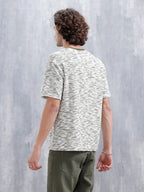 Loose Knit Oversized Cotton Blend T-Shirt | Green