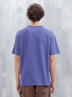 Wrogn Oversized Fit Graphic T-Shirt | Blue